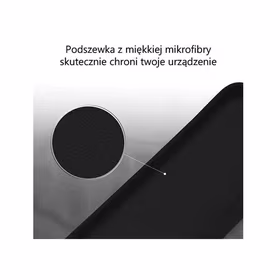 Mercury Silikona iPhone 15 Pro Max 6,7" czarny