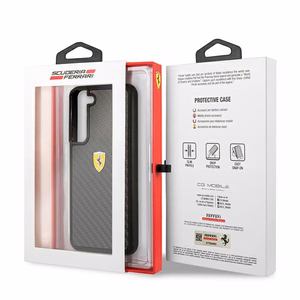Ferrari FEHCS22SFCAK S22 S901 melns/melns cietais apvalks On Track Real Carbon
