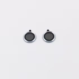 Komplekts of lens glasses for iPhone 17 zils