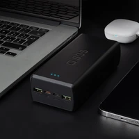 Portatīvais lādētājs SBS TTBB30000PD20K 30000 mAh 2 x USB-C 2 x USB-A - melna