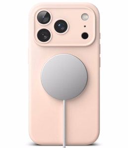 Ringke MagSafe silikona vāciņš modelim iPhone 18 Pro – rozā