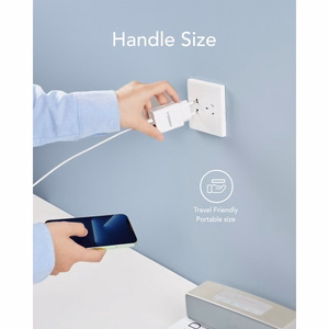 VEGER ceļojumu lādētājs USB A + Type C PD QC3.0 3A 30W VLS302U balts