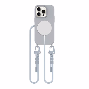 Tech-Protect MagNecklace Magnētiskais viedtālruņa apvalks iPhone 15 Pro - pelēks