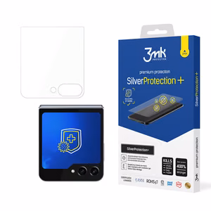 3mk SilverProtection+ – tālruņa ekrāna aizsargs modelim Samsung Galaxy Z Flip 5 (Front)