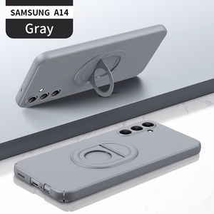 Tel Protect Magnētiskais Elipse viedtālruņa apvalks Samsung Galaxy A14 4G/5G pelēks