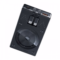 Portatīvais lādētājs WK Design "WP-331" Melns 10000mAh (Bezvadu Charge 15W / PD 20W / QC3.0 22.5W)