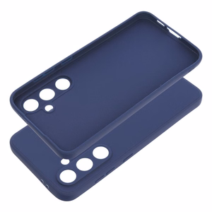 Чехол для Samsung S24 FE, матовый синий