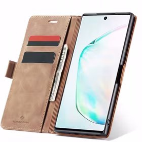 Spacecase maka maciņš Galaxy Note 10+ gaiši brūns