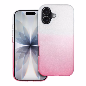 Spīdīgs viedtālruņa apvalks IPHONE 17 caurspīdīgs rozains