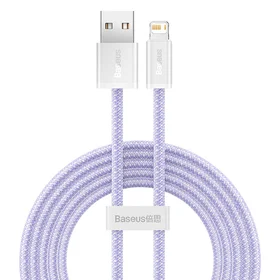 USB kabelis Lightning ierīcēm Baseus Dynamic 2 Series, 2.4A, 2m (violets)