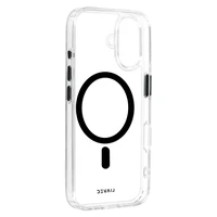 Liavec Spīdīgs Magnētiskais Caurspīdīgs viedtālruņa apvalks Iphone 16 melna