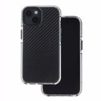 Acrylic Carbon maciņš for iPhone 16e / 17e melns
