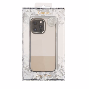 Kingxbar Plain Series viedtālruņa apvalks iPhone 13 Pro silikona apvalks pelēks