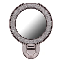 Tālruņa statīvs CIRCLE MIRROR – lipīgs – melns