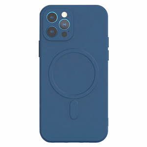 TEL PROTECT MagSilicone viedtālruņa apvalks Iphone 13 Pro tumši zils