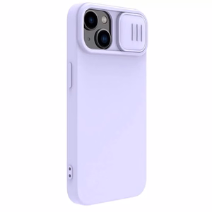 Nillkin CamShield Silky Silicone Case for Iphone 15 Plus purple