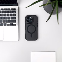 MagSafe saderīgs modes futrālis priekš Samsung Galaxy A57 - Black