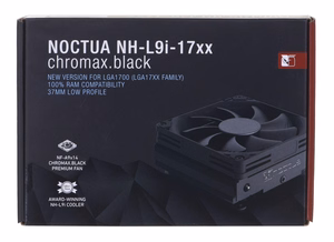 NOCTUA CPU DZESĒTĀJS NH-L9I-17XX CHROMAX BLACK