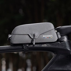 Rockbros AS-134 ROAD TO SKY ūdensizturīga 0,9 l velosipēda rāmja soma – melna
