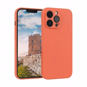 Maciņš "Liquid Silicone" Samsung S942 S26 persiku krāsas