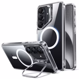 ESR Classic Hybrid Kickstand MagSafe futrālis Samsung Galaxy S26+ - Caurspīdīgs