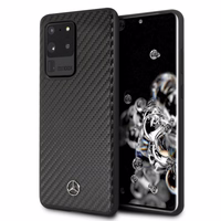Mercedes Dinamiskais viedtālruņa apvalks Samsung Galaxy S20 Ultra - melns