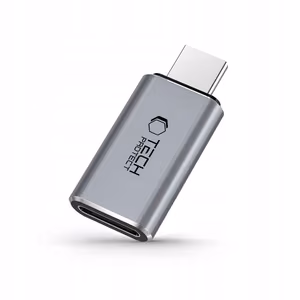 Tech-Protect UltraBoost USB-C (male) / Lightning (female) adapteris - pelēks