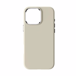 Maciņš priekš iPhone 16 PRO MAX Forcell F-Protect Frame Premium saderīgs ar Magsafe antīki balts
