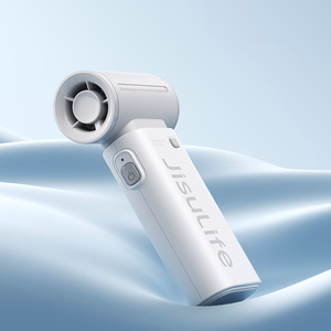 Jisulife Life9 3600 mAh pārnēsājams rokas mini USB ventilators-pūtējs, pelēks