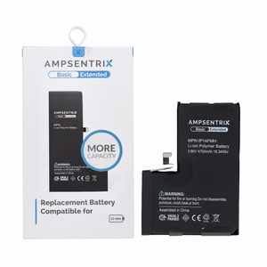 AmpSentrix Basic baterija iPhone 14 Pro Max (lielas ietilpības 4750 mAh)