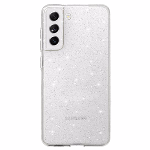 Crystal Glitter viedtālruņa apvalks Samsung Galaxy S21 FE sudraba