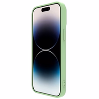 Korpuss Nillkin CamShield Silky Magnetic Silicone Apple iPhone 14 Pro Max gaiši zaļš