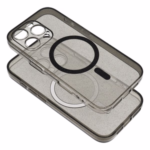 Viedtālruņa apvalks MAG COVER ar MagSafe SAMSUNG S25 – caurspīdīgi spīdumi