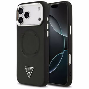 Guess Triangle Logo MagSafe Case for iPhone 17 Pro Max - Black