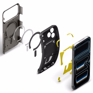 Spigen Tough Armor T MagSafe maciņš iPhone 17 Pro Max / 18 Pro Max, grafīta krāsā