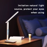 Yesido galda lampa DS20 induktīva ar LCD displeju balta