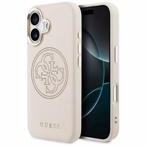 Guess Perforated 4G MagSafe Maciņš for iPhone 17 - rozā