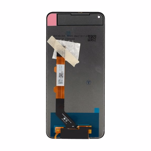 LCD displejs Xiaomi Redmi Note 9 5G melns Augstākās kvalitātes