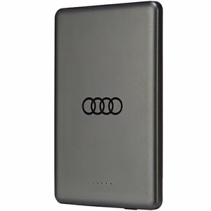 Внешний аккумулятор Audi Big Logo MagSafe беспроводной 15W 5000mAh - серый