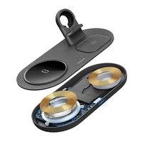 Bezvadu lādētājs Mcdodo CH-7061 3 in 1 15W (mobilais/TWS/Apple watch) (melns)