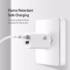 Зарядное устройство Dux Ducis C80 Super Si - USB + Type C - PD 30W QC 3.0 18W 3A белый