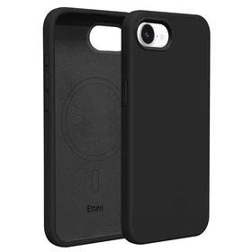 Etteri Silicone Mag case for iPhone 16e / 17e black