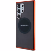 AMG caurspīdīgs divkrāsu MagSafe apvalks Samsung Galaxy S24 Ultra - melns