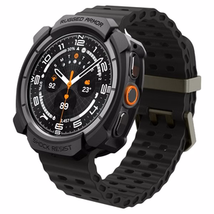 Spigen Rugged Armor Case for Samsung Galaxy Watch Ultra 47mm - Matte Black