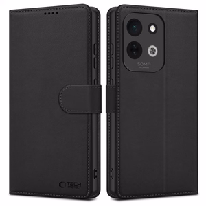 Tech-Protect Wallet maciņa tipa vāciņš Xiaomi Redmi 17 4G / 5G, melns