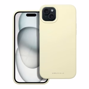 Roar Cloud Skin silikona maciņš iPhone 15 Plus Light Yellow
