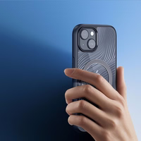 DUX DUCIS AIMO MAG viedtālruņa apvalks saderīgs ar MagSafe IPHONE 15 melns