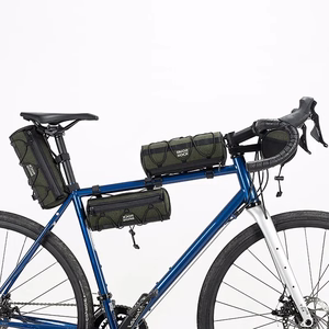 Rockbros 30110049001 velosipēda stūres soma 2 l - zaļa