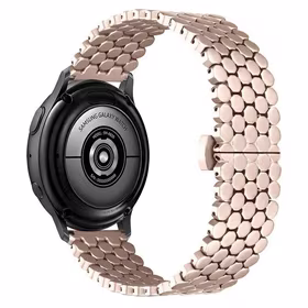 Beline siksniņa Watch 20mm Metal Honeycomb rozā-zelta box