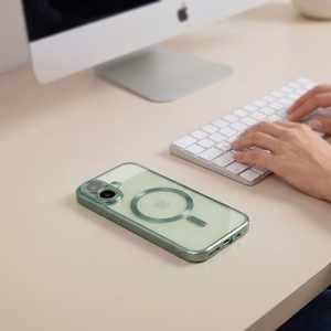 Tech-Protect MagFlex maciņš iPhone 17, matēti zaļš